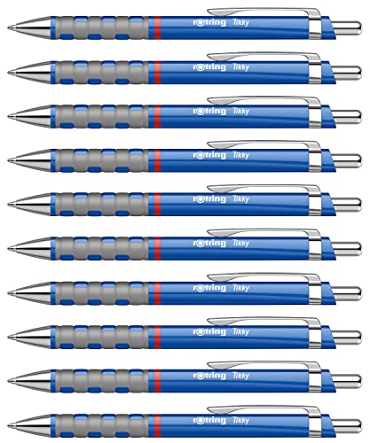 rotring-tikky-kugelschreiber-1-0-mm-blau-12-st-ck-blauer-schaft image 7