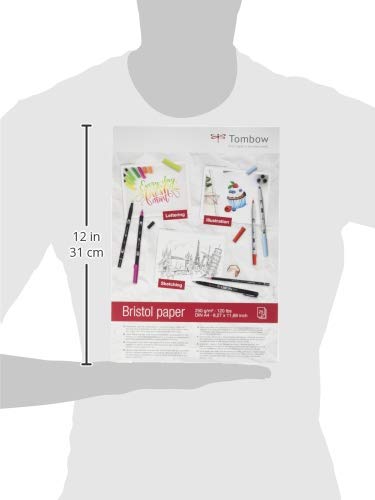 tombow-pb-mark-zeichenblock-bristol-a4-250-g-m-hellwei-25-blatt image 5