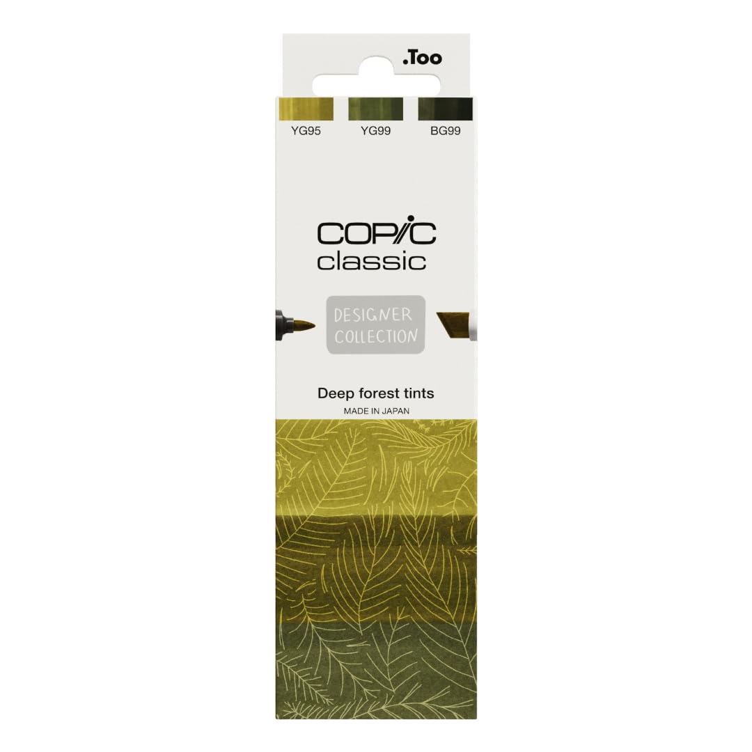 copic-classic-designer-collection-deep-forest-tints-3er-set-yg95-yg99-bg99 image 1