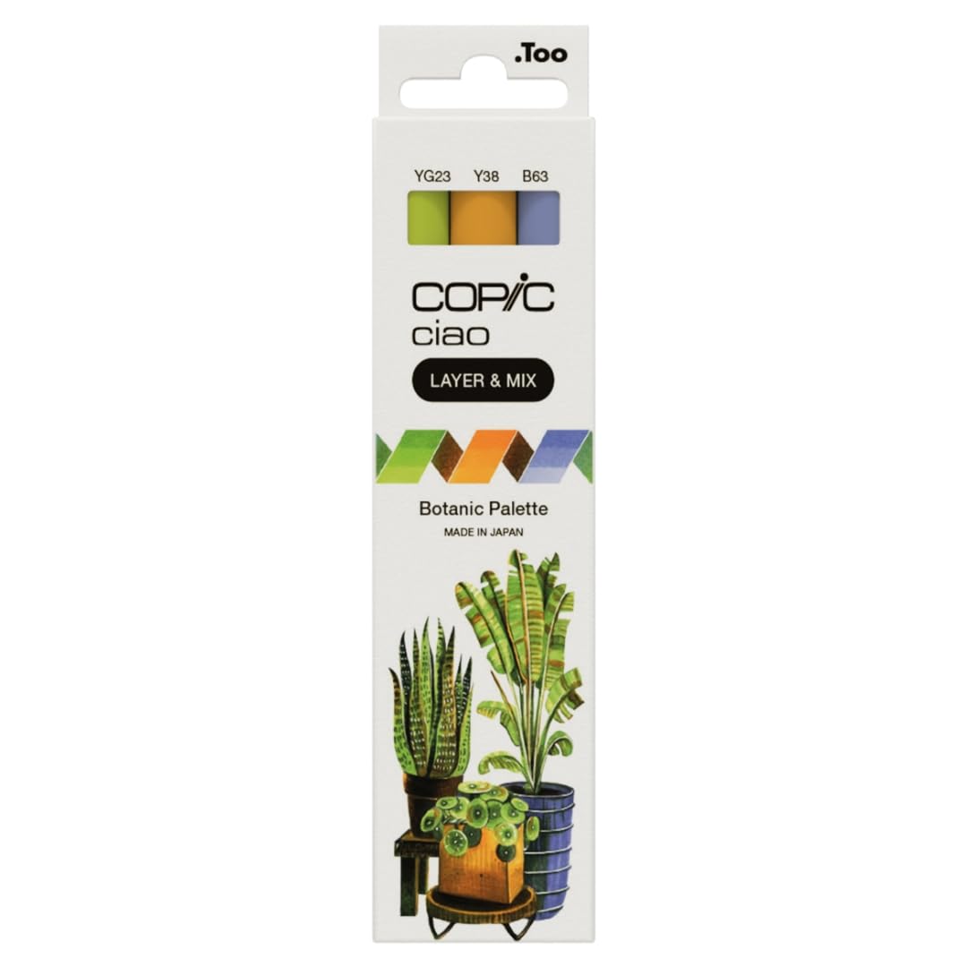 copic-ciao-layer-mix-botanic-palette-marker-set-3-farben-yg-23-y-38-b-63 image 1