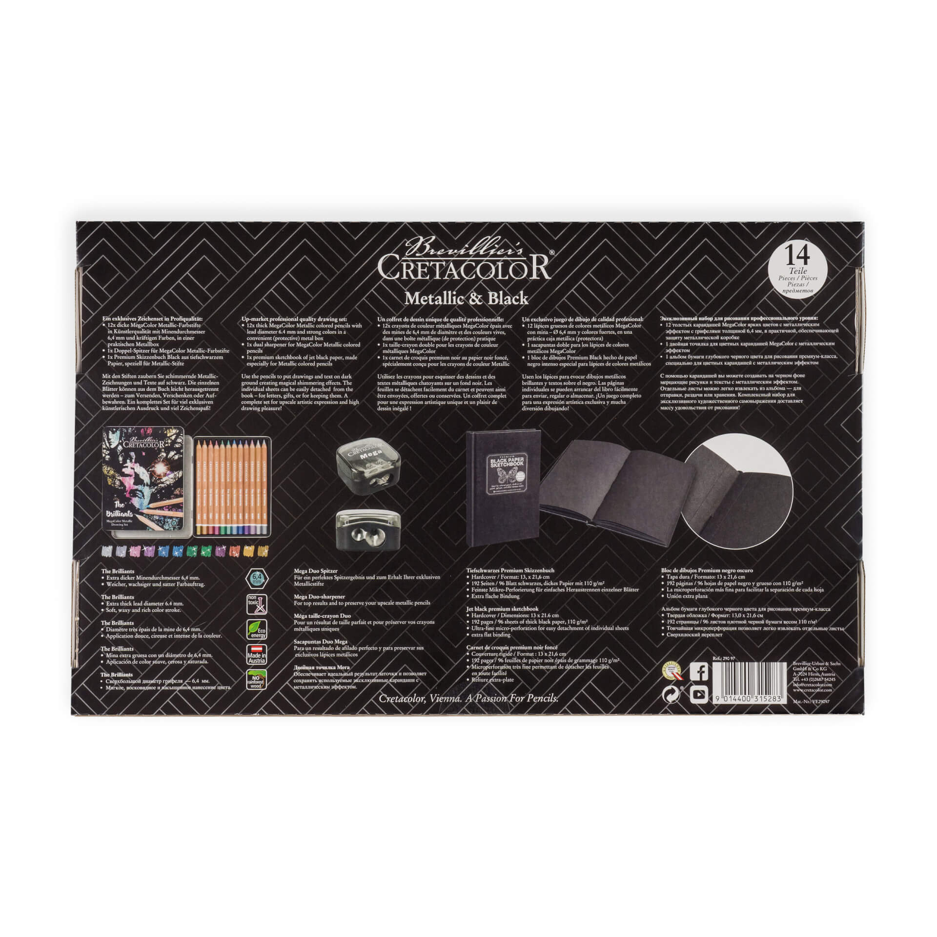 cretacolor-metallic-black-set-metallic-und-schwarz-zeichenset image 8