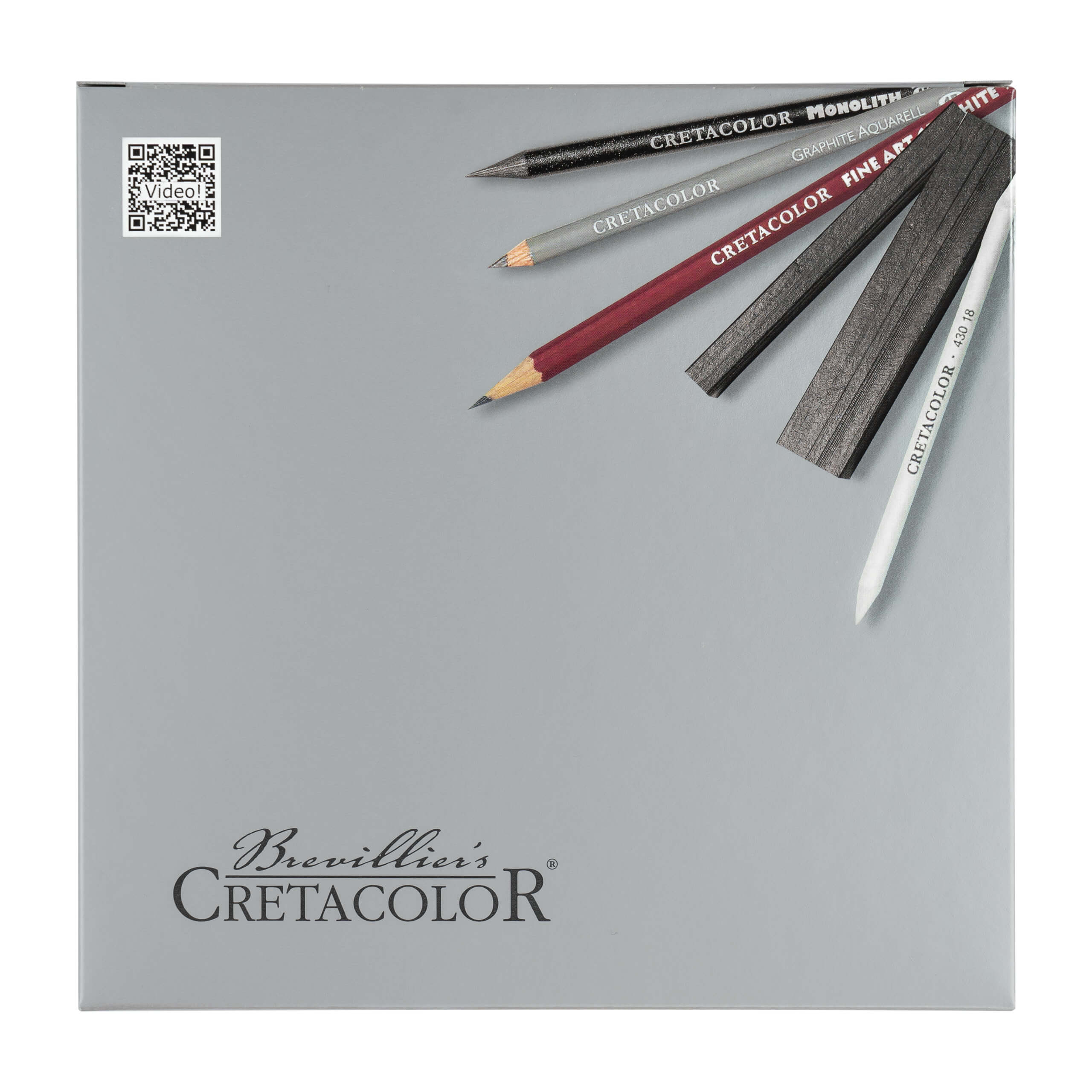 cretacolor-silver-box-geschenke-box-k-nstler-zeichenset-im-metalletui image 2