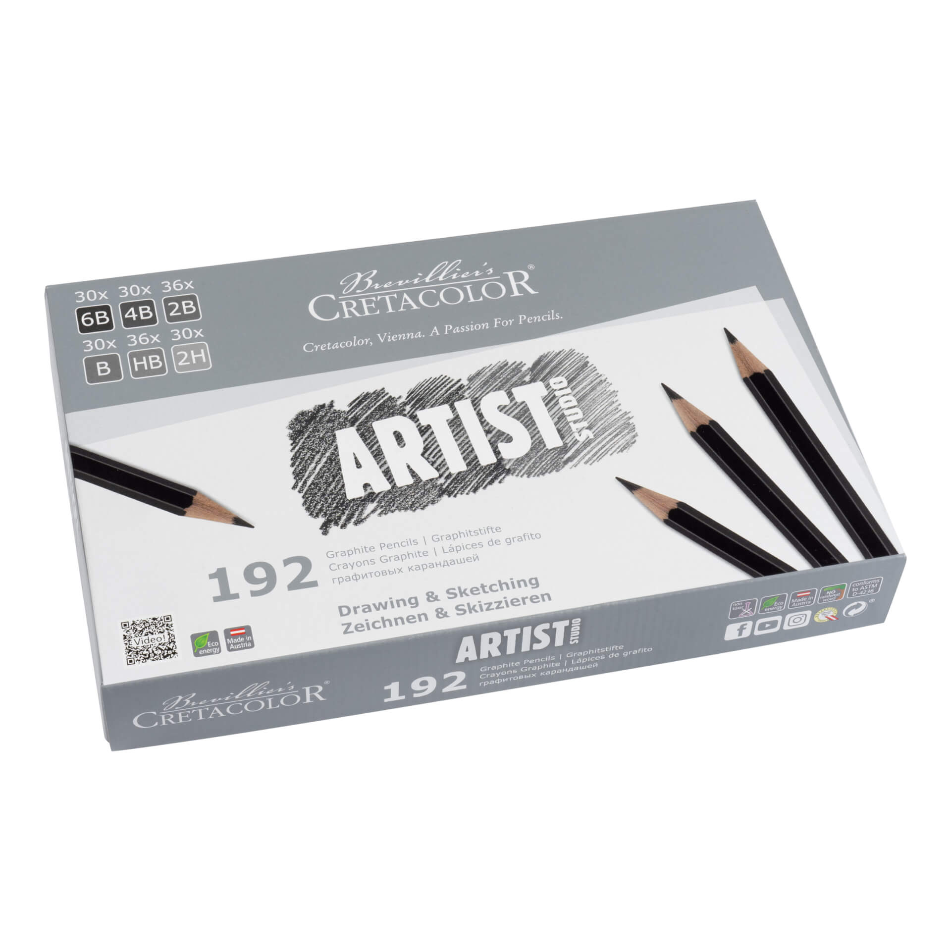 cretacolor-artist-studio-graphit-set-zeichenset image 3