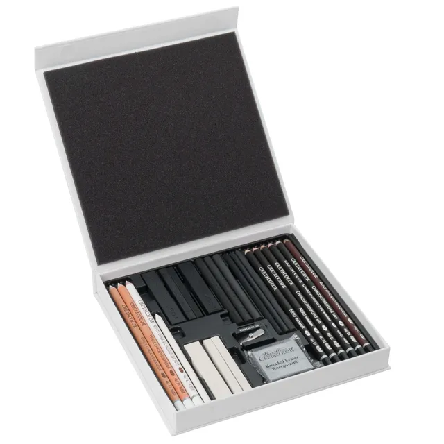 cretacolor-black-white-box-geschenke-box-zeichenset image 1