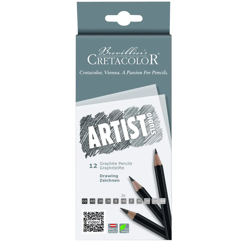 cretacolor-artist-studio-graphitstifte-12er-set-bleistifte image 1