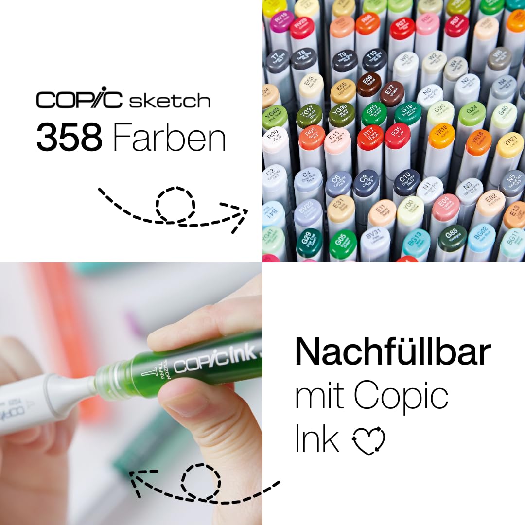copic-sketch-starter-set-24er-wallet-twin-marker-brush-medium-broad image 7