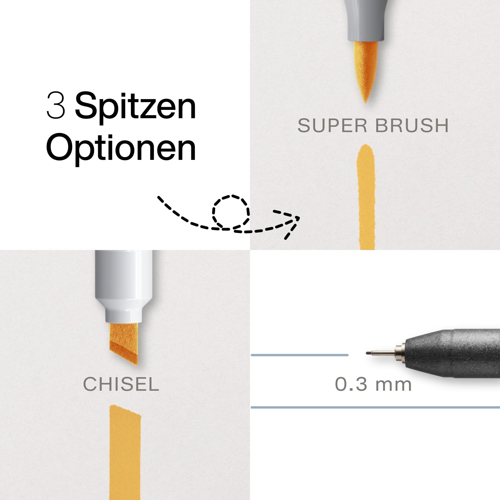 copic-ciao-manga-set-hiro-twin-marker-set-mit-5-farben-multiliner-0-3-mm-grau image 3