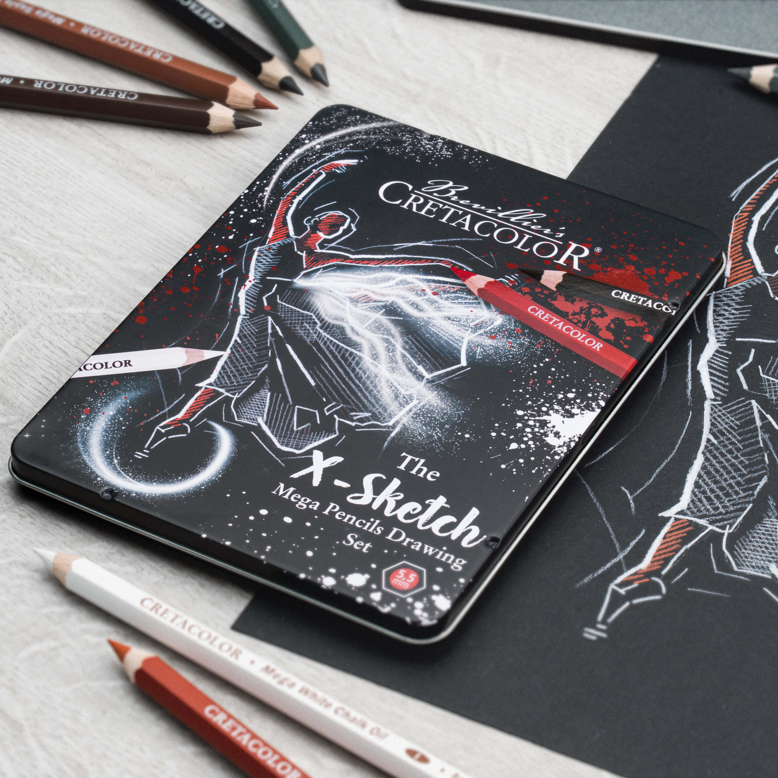 cretacolor-megacolor-the-x-sketch-mega-k-nstlerstifte-set image 2