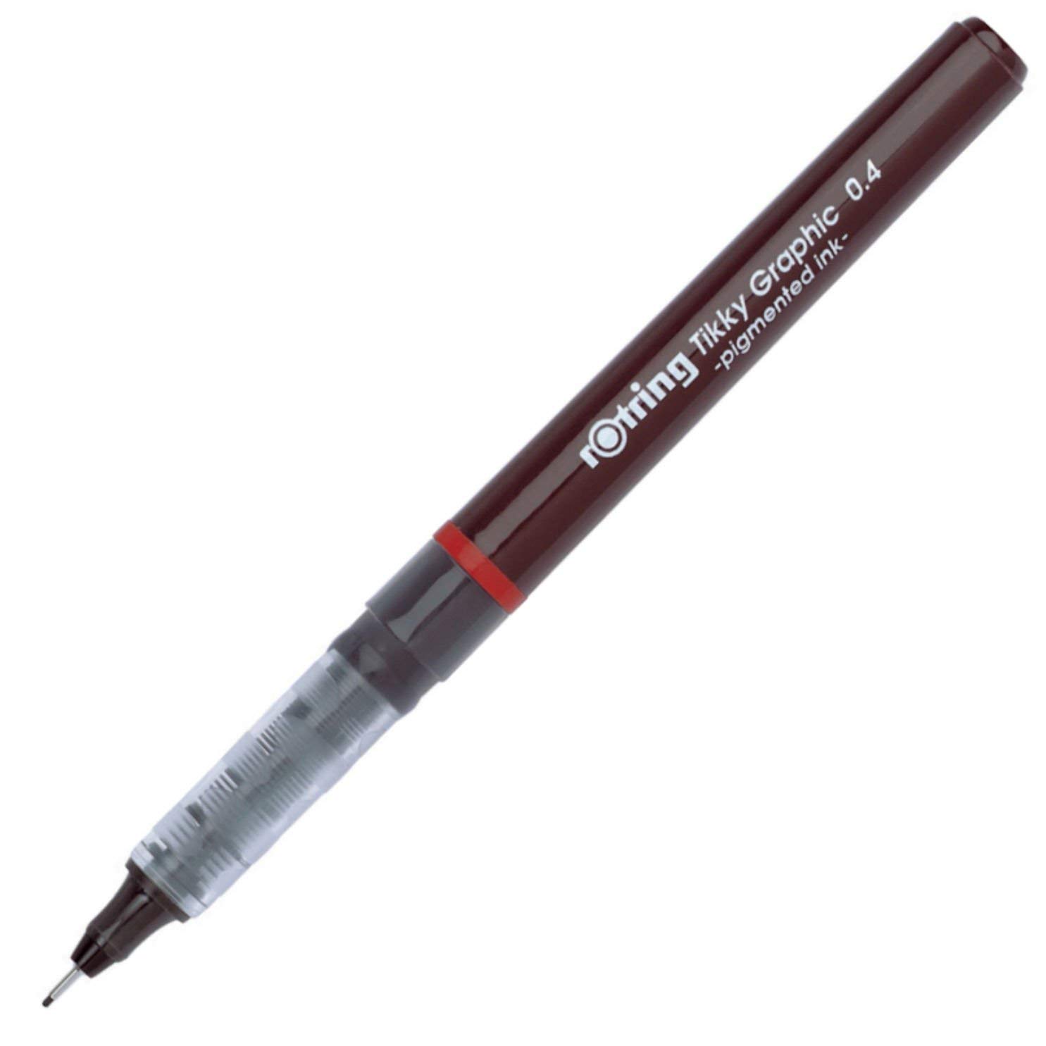 rotring-tikky-grafik-faserschreiber-0-4-mm-schwarz-12er-box image 2