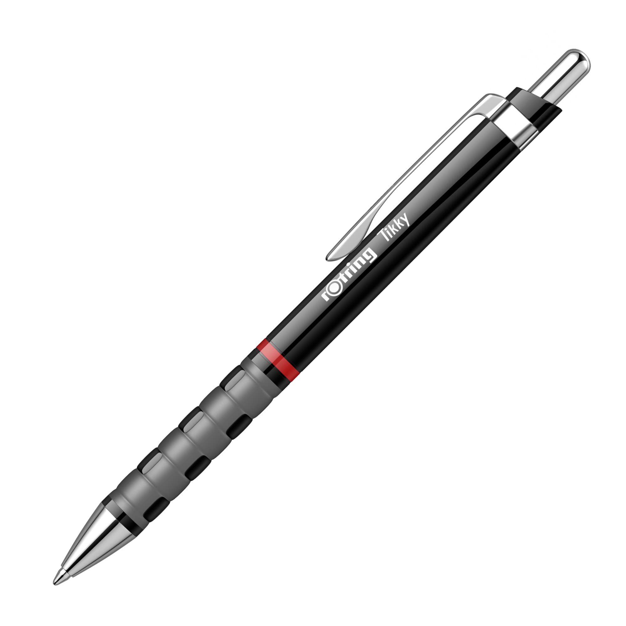 rotring-tikky-kugelschreiber-blau-1-0-mm-12-st-ck-schwarzer-schaft image 2
