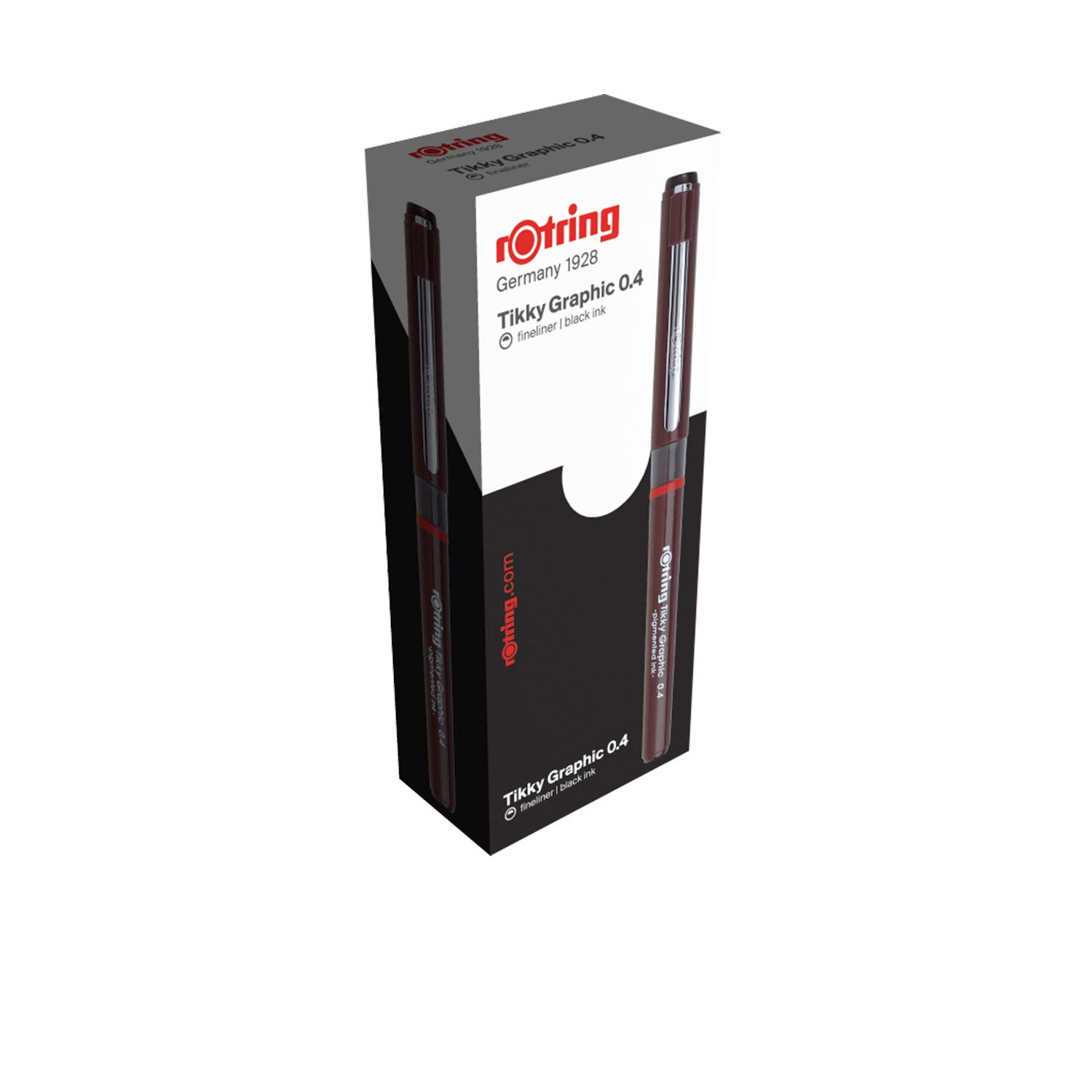 rotring-tikky-grafik-faserschreiber-0-4-mm-schwarz-12er-box image 1