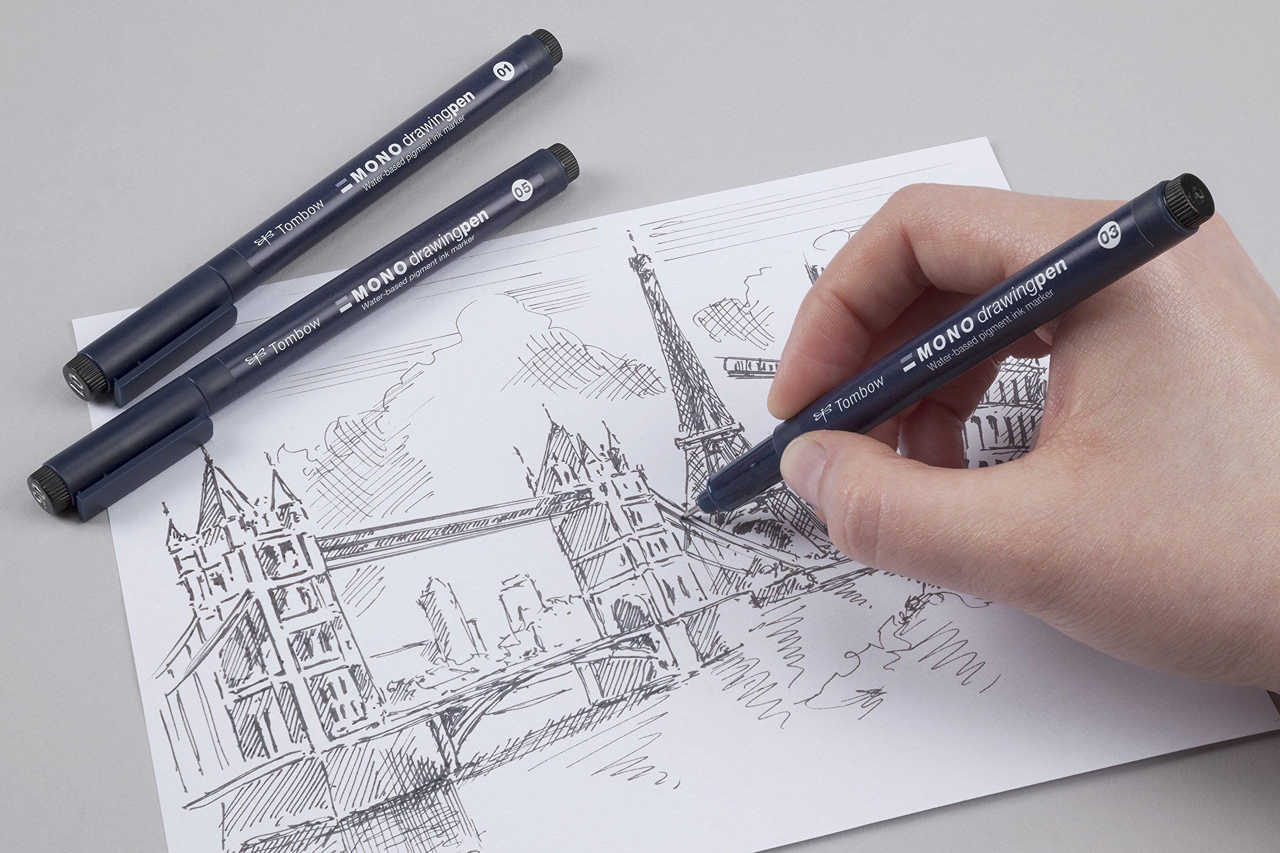 tombow-mono-drawing-pen-ws-efl-3p-fineliner-set-schwarz-3-st-rken image 2