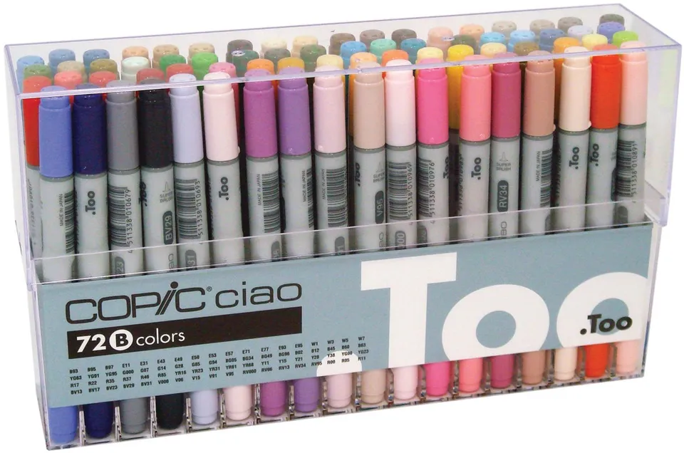 copic-ciao-72er-set-b-72-marker-sortiert-alkoholtinte-nachf-llbar image 1