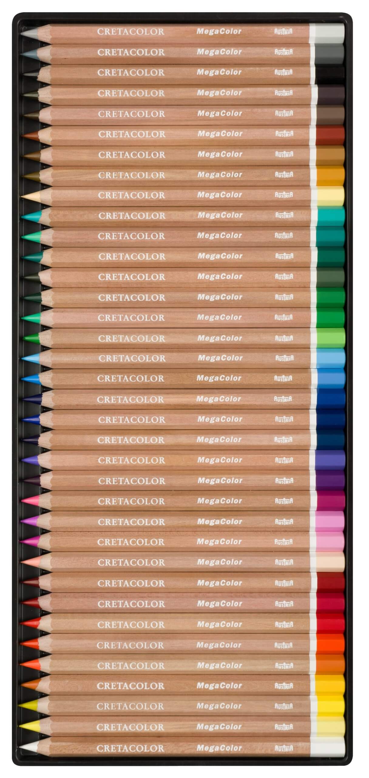 cretacolor-megacolor-farbstifte-36-farben-k-nstler-farbstiftset image 3