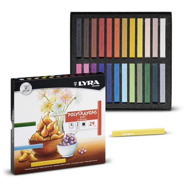 lyra-polycrayons-soft-weiche-wachs-lkreide image 1