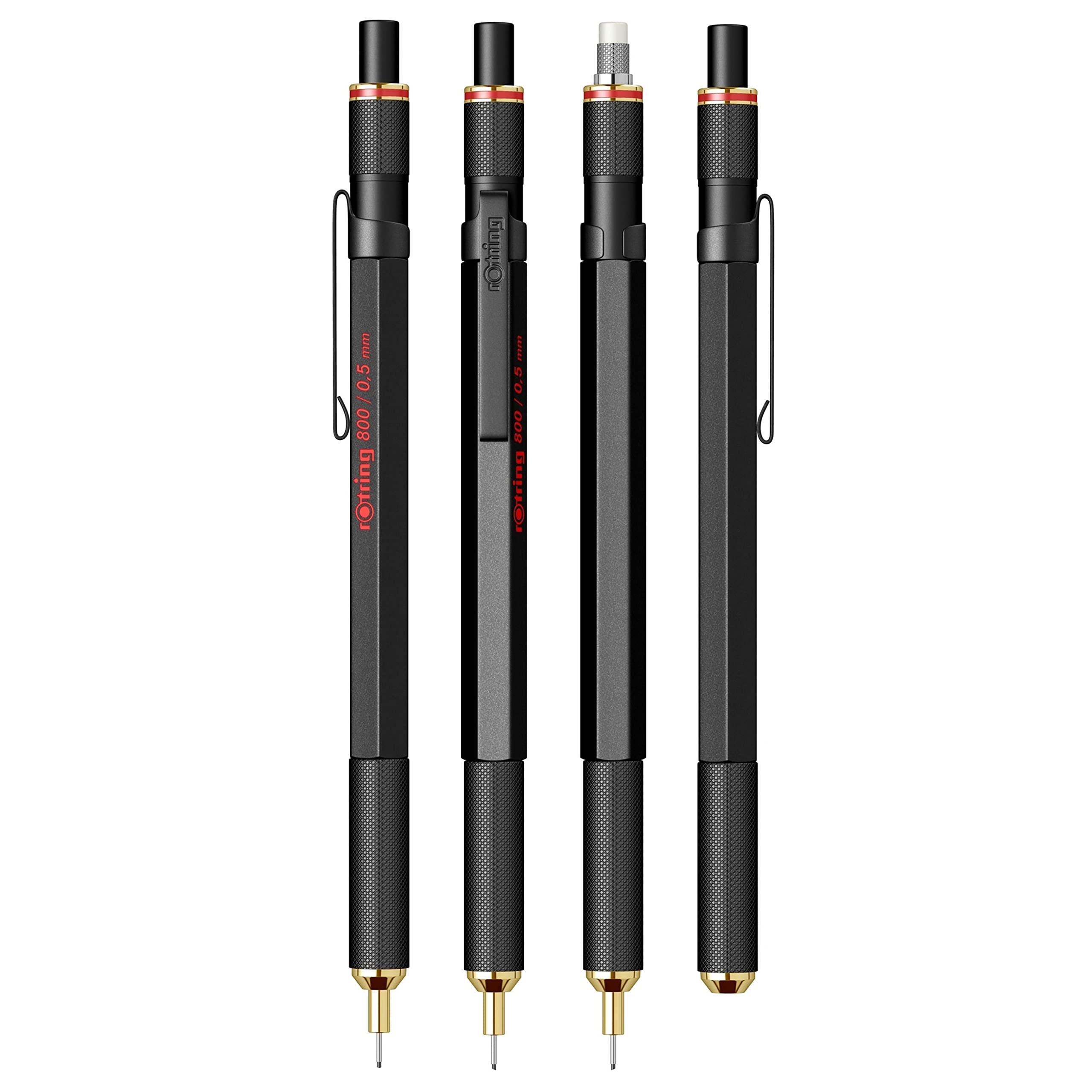 rotring-800-druckbleistift-0-5-mm-schwarz-vollmetall image 3