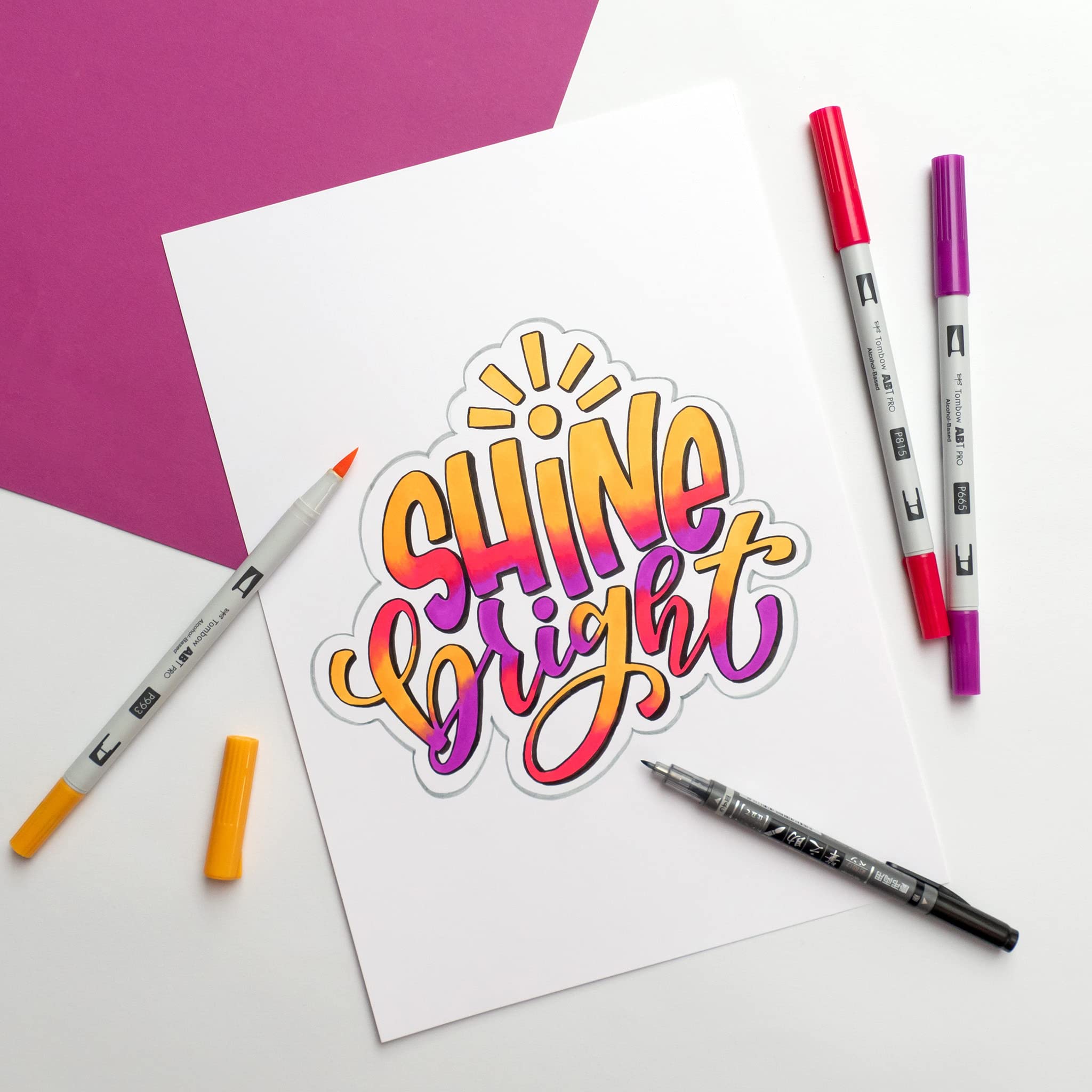 tombow-sunny-lettering-set-ls-abtp-3x-abt-pro-fudenosuke-twin-mit-anleitung image 4