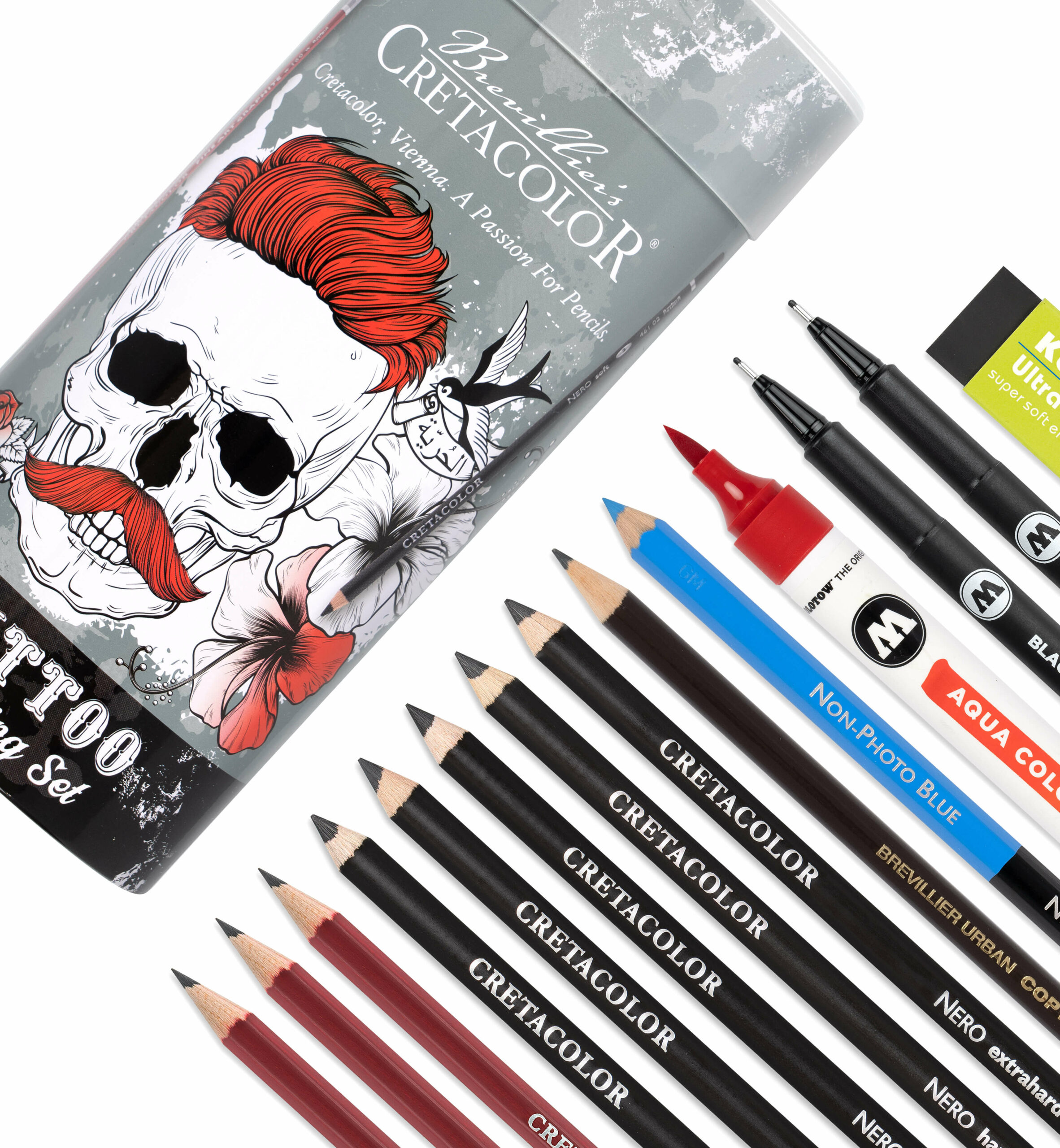 cretacolor-tattoo-sketching-set-monolith-skizzierset image 4