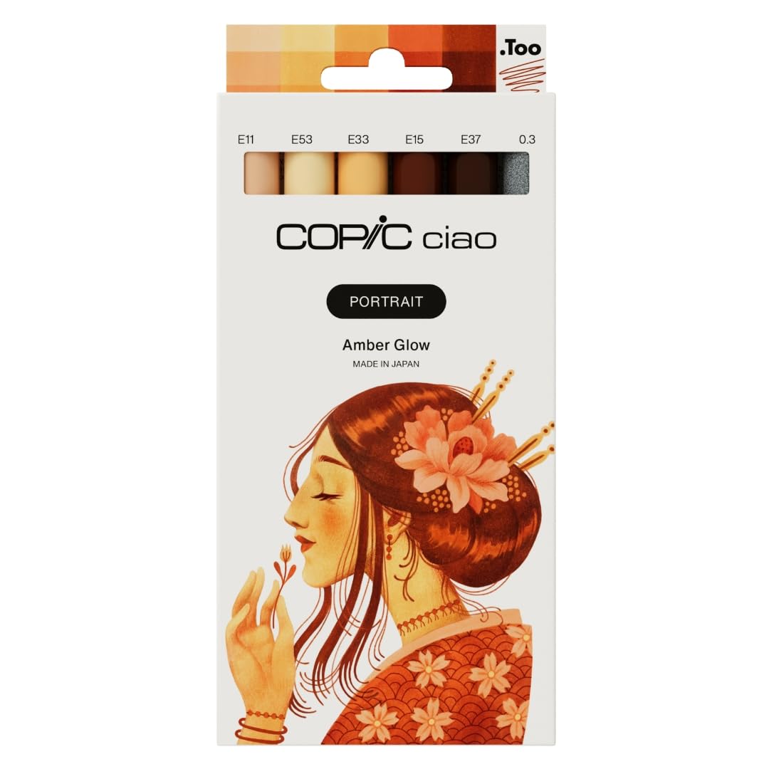 copic-ciao-portrait-set-amber-glow-marker-set-5-beige-und-sandt-ne-multiliner-0- image 1