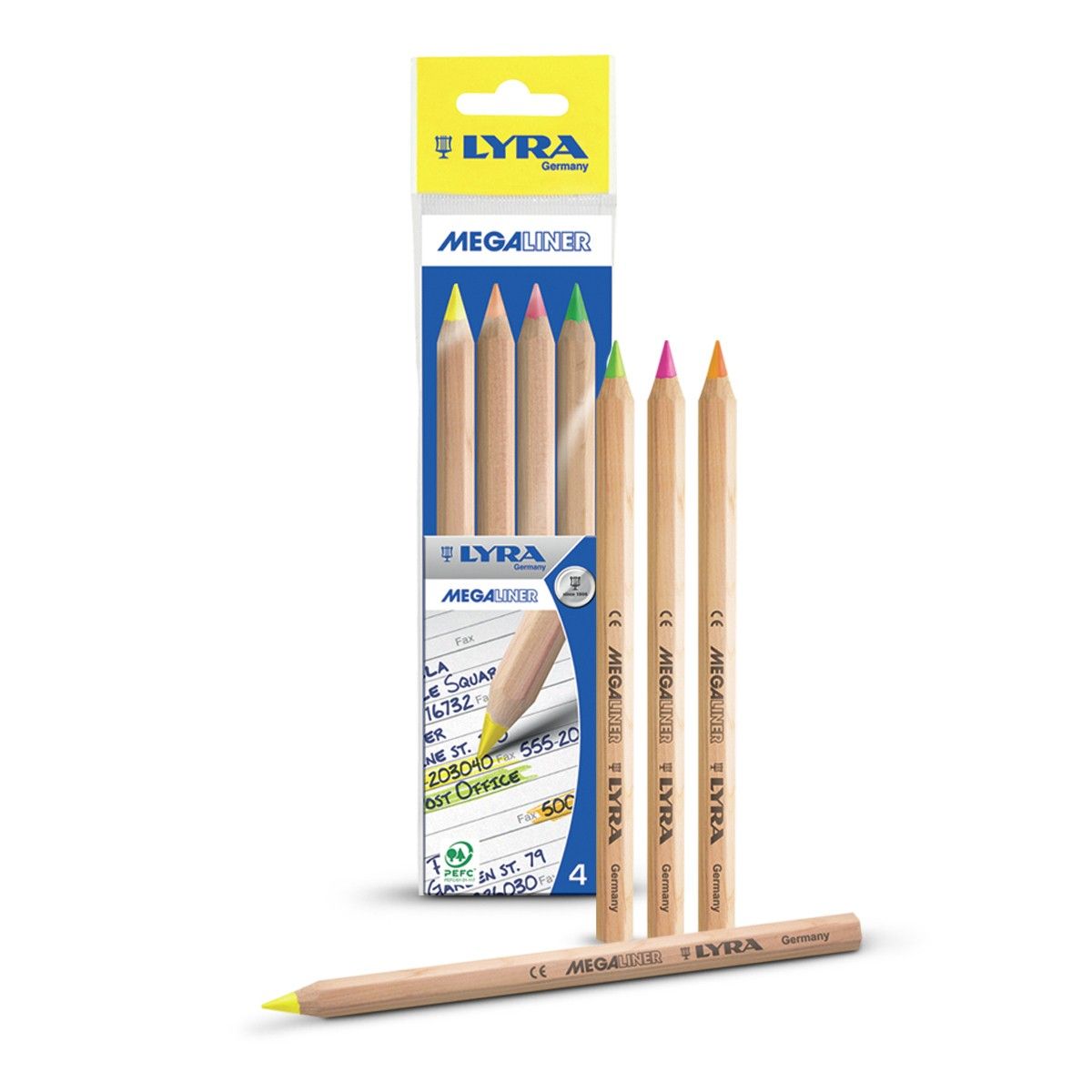 lyra-megaliner-textmarker-stift-holz image 1