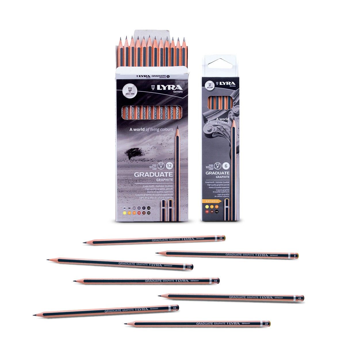 lyra-graduate-graphite-artwork-graphitstift-f-r-zeichnung image 1