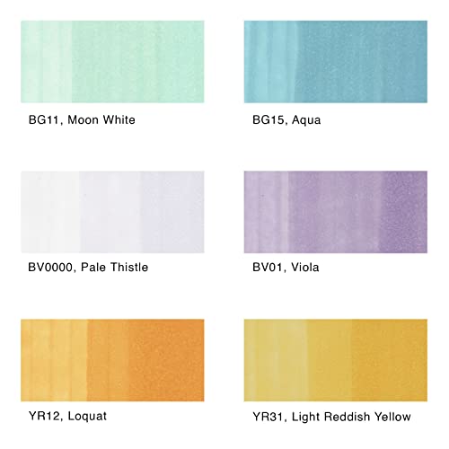 copic-sketch-twin-marker-set-pale-pastels-6-st-ck-brush-medium-broad image 7
