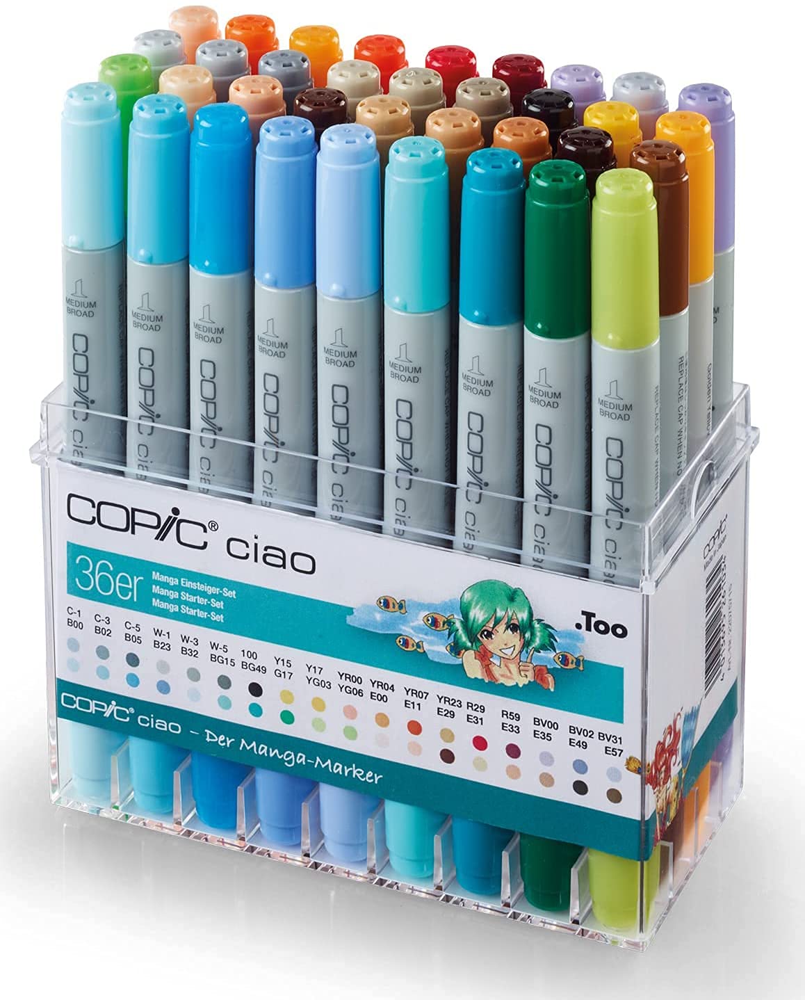 copic-ciao-manga-einsteiger-set-36-farben-twin-marker-acryl-display image 1