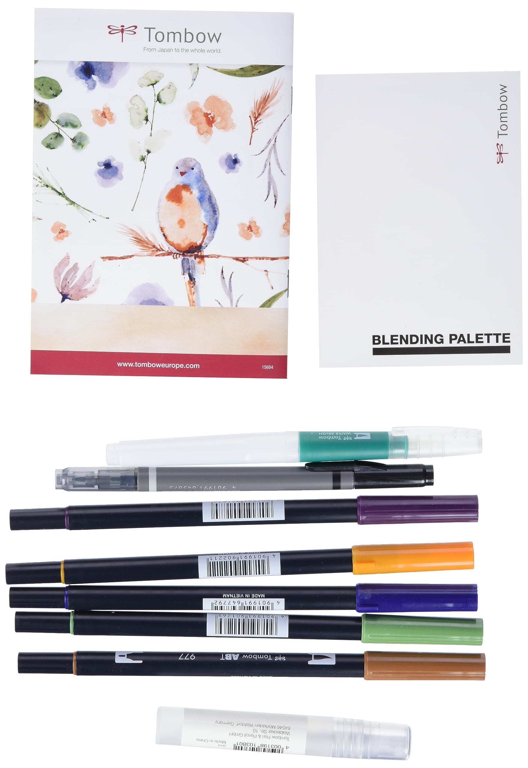 tombow-abt-dual-brush-pen-watercoloring-set-nature-von-may-berry-10-teilig-a6 image 5