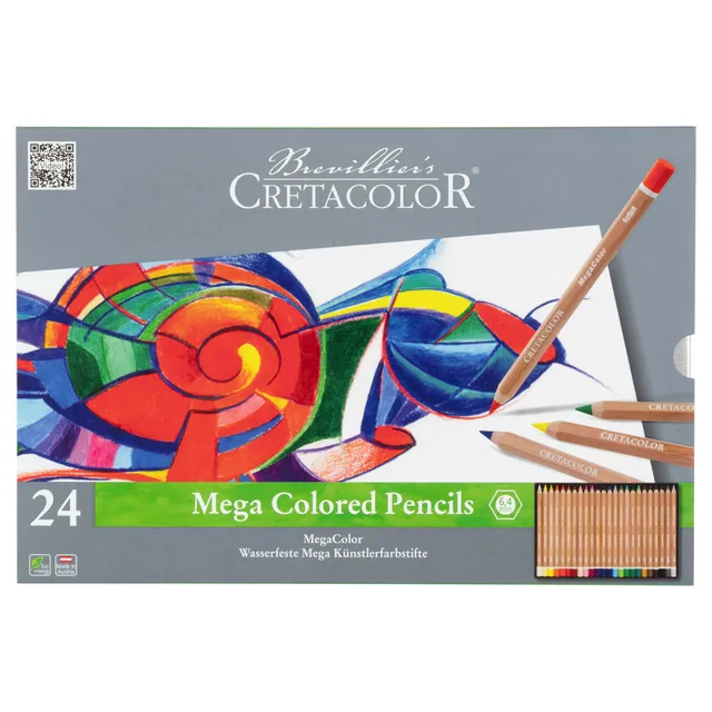 cretacolor-megacolor-farbstifte-24-farben image 1