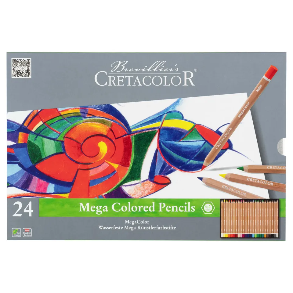 cretacolor-megacolor-farbstifte-24-farben image 1