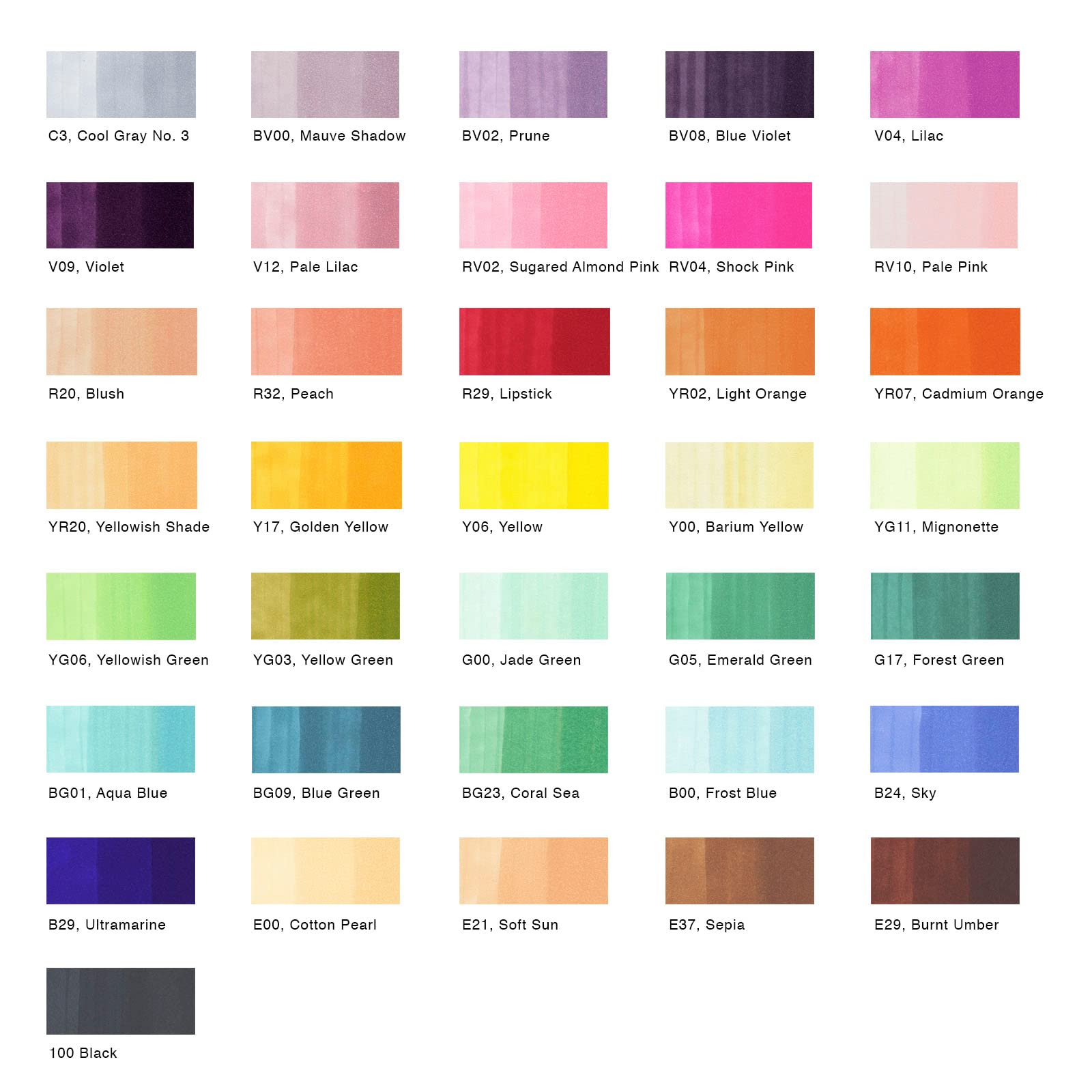 copic-ciao-marker-set-a-36-farben-allround-layoutmarker-im-acryl-display image 5