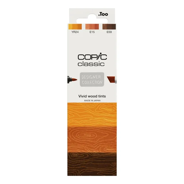 copic-classic-designer-collection-vivid-wood-tints-3er-set-yr24-e15-e59 image 1